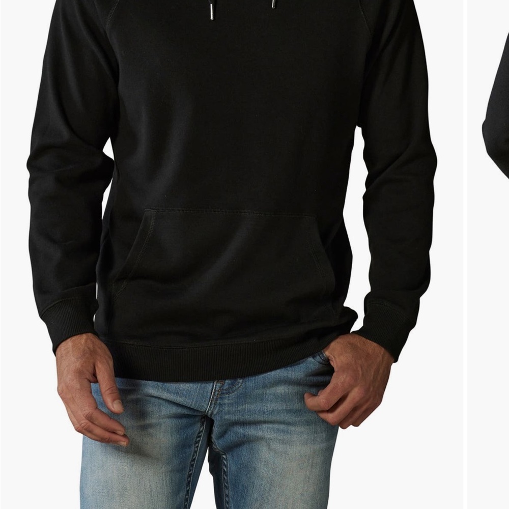 The Normal Brand Black Puremeso Weekend Hoodie